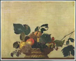 Merisi Michelangelo (Caravaggio) - sec. XVI - Natura morta con cesto di frutta
