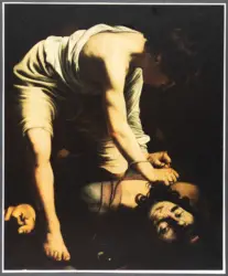 Merisi Michelangelo (Caravaggio) - sec. XVI - David lega la testa di Golia