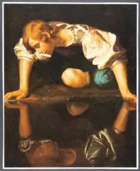 Merisi Michelangelo (Caravaggio) - sec. XVI - Narciso
