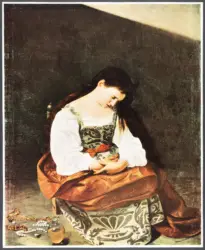 Merisi Michelangelo (Caravaggio) - sec. XVI - Maddalena penitente