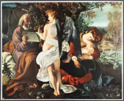 Merisi Michelangelo (Caravaggio) - sec. XVI - Riposo nella fuga in Egitto