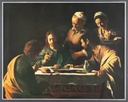Merisi Michelangelo (Caravaggio) - sec. XVII - Cena in Emmaus