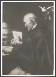 Saraceni Carlo - sec. XVII - San Gregorio Magno nello studio