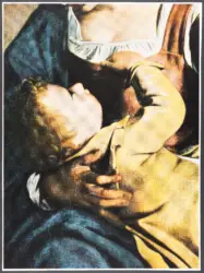 Merisi Michelangelo (Caravaggio) - sec. XVII - Madonna con Bambino