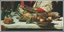 Merisi Michelangelo (Caravaggio) - sec. XVI - Cena in Emmaus