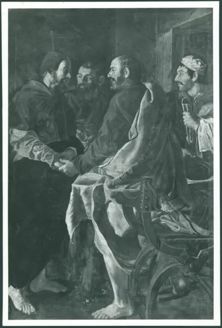 Serodine Giovanni - sec. XVII - Incontro di Cristo e i discepoli sulla via di Emmaus