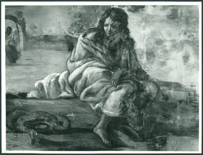 Immacolata Concezione con arcangeli, angeli, personaggi biblici, profeti e santi