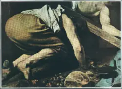 Merisi Michelangelo (Caravaggio) - sec. XVII - Crocifissione di san Pietro