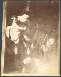 Roma. Madonna e bambino di Caravaggio - Chiesa S. Agostino