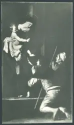 Merisi Michelangelo (Caravaggio) - sec. XVII - Madonna dei pellegrini