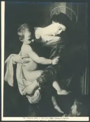 Roma - Chiesa di S. Agostino. La Madonna di Loreto. particolare. (Michelangelo da Caravaggio).