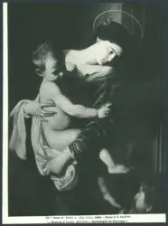 Roma - Chiesa di S. Agostino. La Madonna di Loreto. particolare. (Michelangelo da Caravaggio).