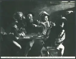 Roma - Caravaggio - Vocazione di San Matteo - Particolare - Chiesa di S. Luigi de' Francesi