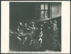 Roma - Caravaggio - Vocazione di San Matteo - Chiesa di S. Luigi de' Francesi