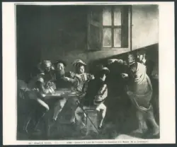 Roma - Chiesa di S. Luigi dei Francesi. La Vocazione di S. Matteo. (M. da Caravaggio).