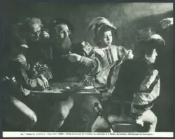 Roma - Chiesa di S. Luigi dei Francesi. La vocazione di S. Matteo, particolare. (M. da Caravaggio).