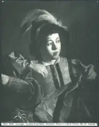 Roma - Caravaggio - Vocazione di San Matteo - Particolare - Chiesa di S. Luigi de' Francesi
