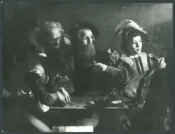 Caravaggio. Roma. San Luigi dei Francesi. I giocatori