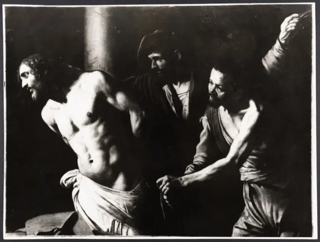 Merisi Michelangelo (Caravaggio) - sec. XVI/ XVII - Flagellazione di Cristo