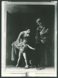 Caravaggio. Roma Villa Borghese. La madonna del serpente