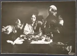Merisi Michelangelo (Caravaggio) - sec. XVI - Cena in Emmaus