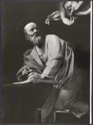 Merisi Michelangelo (Caravaggio) - sec. XVI - San Matteo Evangelista e l'angelo