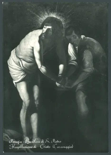 Perugia - Basilica di S. Pietro. Flagellazione di Cristo (Caravaggio)