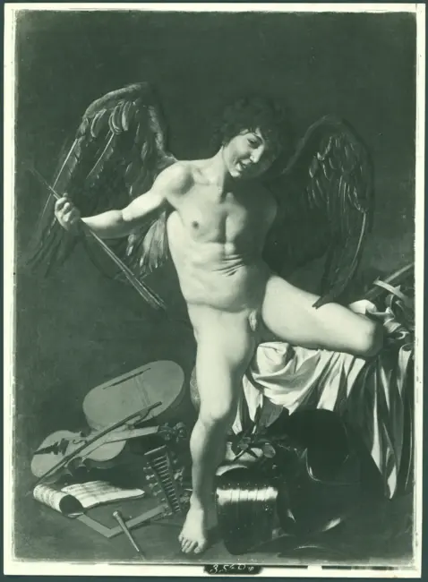 (Berlin) Michelangelo Amerighi gen. Caravaggio Amor Als Sieger