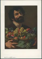 Finson Louis - (?) - sec. XVII - Uomo con canestro di frutta
