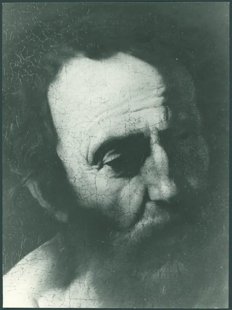 Anonimo caravaggesco italiano - sec. XVII - San Girolamo scrivente