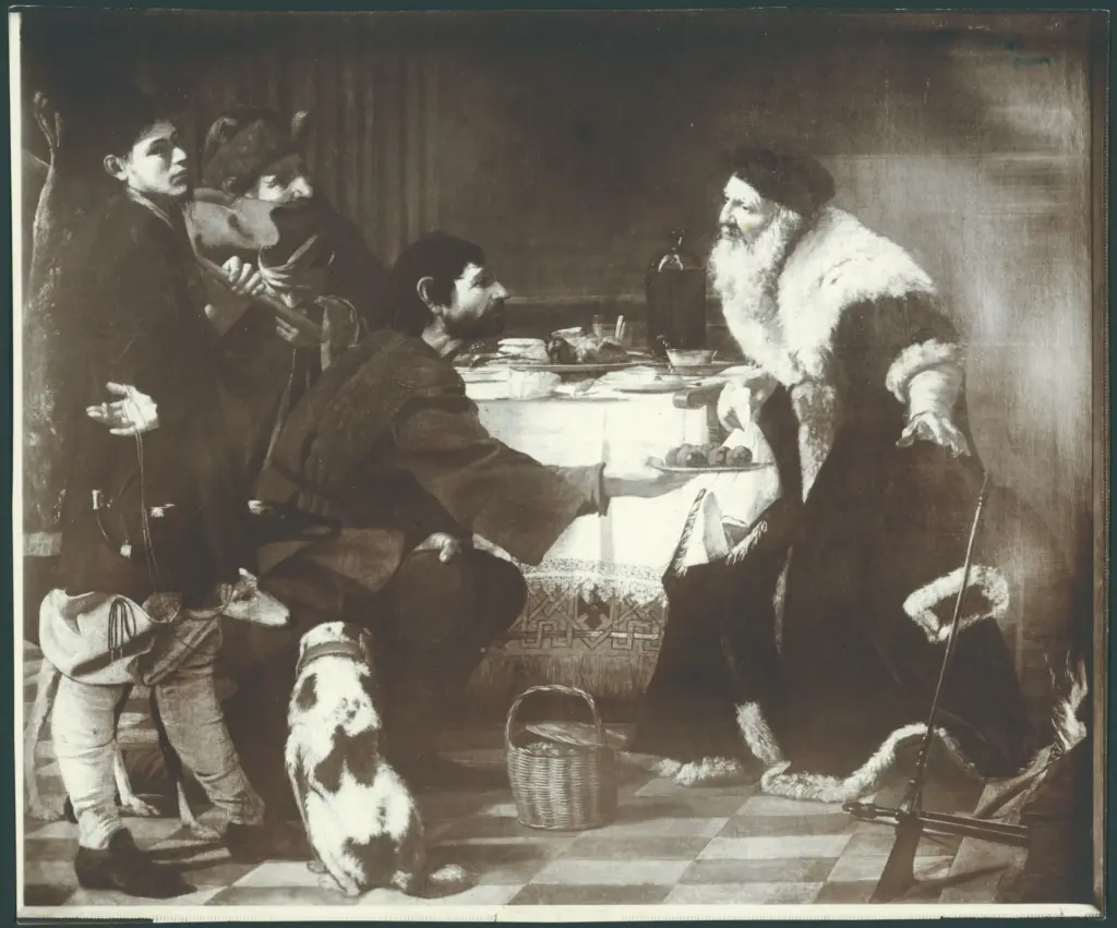 Isacco respinge Esaù