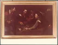 Anonimo caravaggesco francese - (?) - sec. XVII - Giocatori di dadi