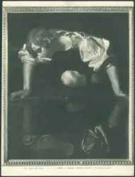 Roma - R. Galleria Cosini. Narciso. (N. A. Caravaggio).