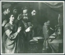 Santa Caterina d'Alessandria rifiuta di adorare gli idoli