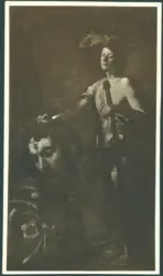 Borgianni Orazio ; Anonimo caravaggesco - sec. XVII - David con la testa di Golia