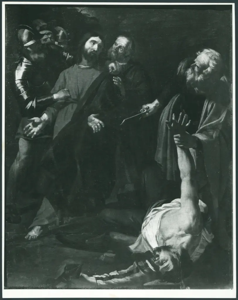 Baburen Dirk van - sec. XVII - Cattura di Cristo nell'orto con l'episodio di Malco