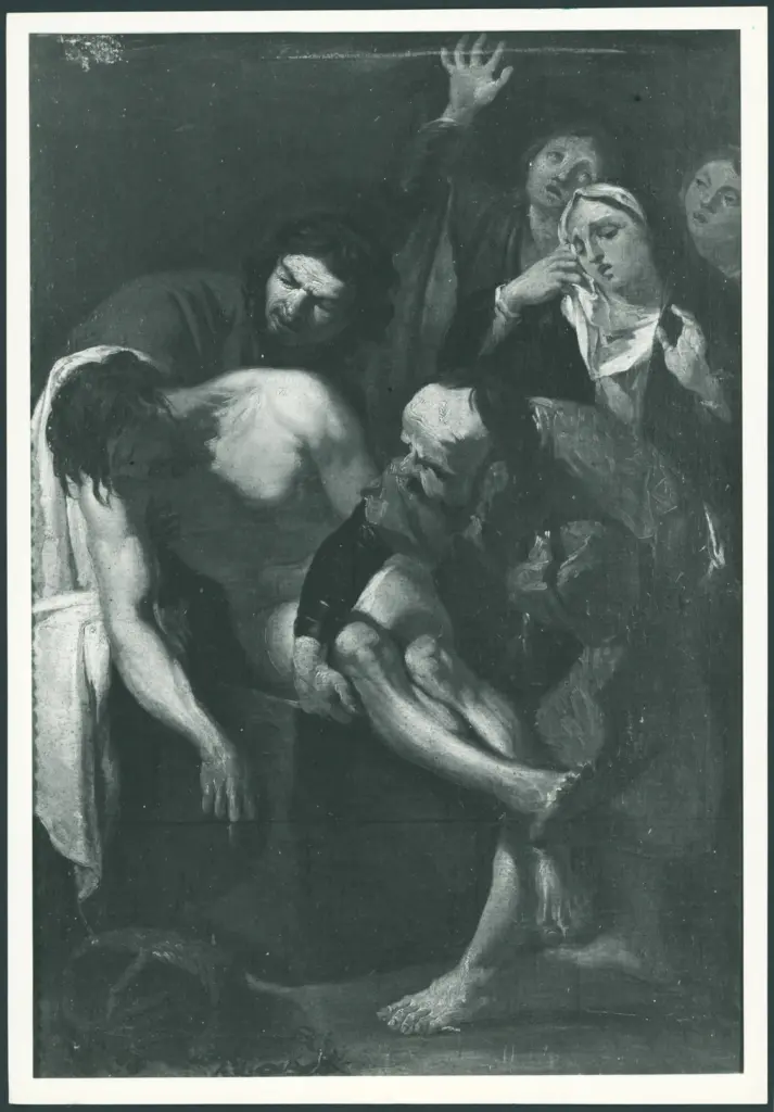 Baburen Dirk van - sec. XVII - Deposizione di Cristo nel sepolcro