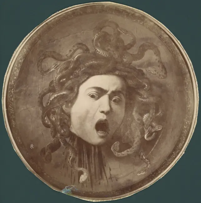 Merisi Michelangelo (Caravaggio) - sec. XVI - Testa di Medusa