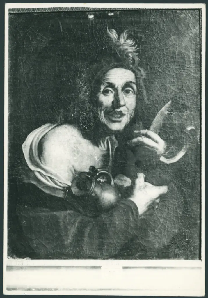 Baburen Dirk van - sec. XVII - Donna anziana con prosciutto e caraffa