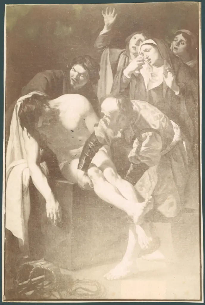 Baburen Dirk van - sec. XVII - Deposizione di Cristo nel sepolcro
