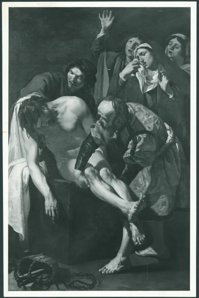 Baburen Dirk van - sec. XVII - Deposizione di Cristo nel sepolcro