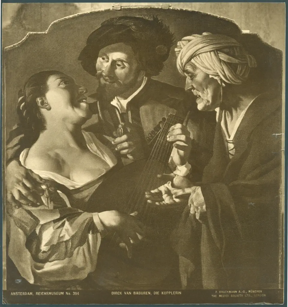 Amsterdam, Reichsmuseum No. 394. Dirck van Baburen, Die Kupplerin
