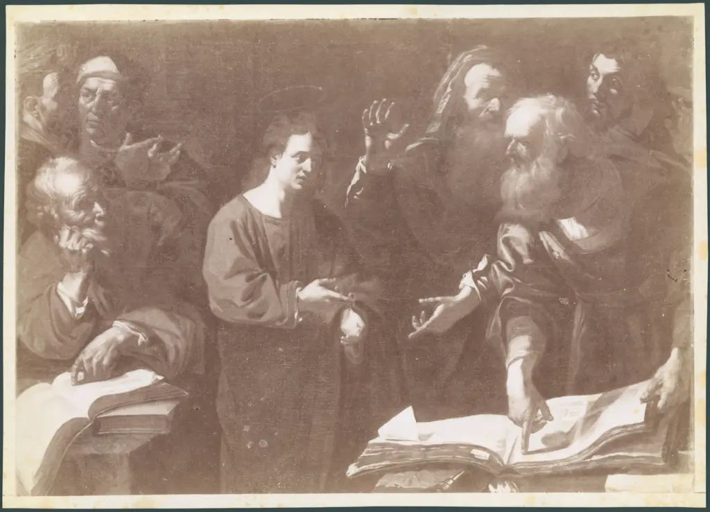 Baburen Dirk van - sec. XVII - Disputa di Gesù con i dottori del Tempio