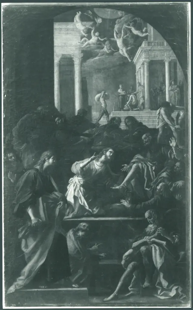 Baglione Giovanni  - sec. XVI/ XVII - Cristo lava i piedi agli Apostoli