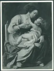 Baglione Giovanni (?) - sec. XVI/ XVII - Madonna con Bambino