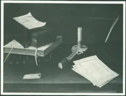 Natura morta con candela