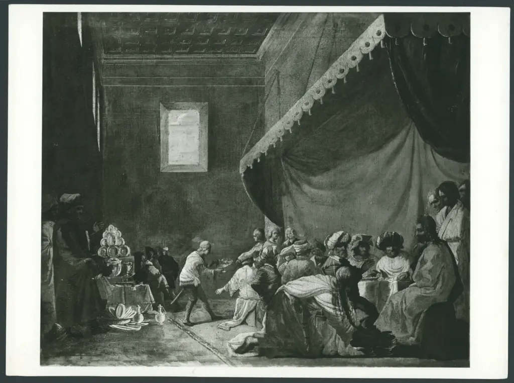 Santa Maria Maddalena unge i piedi di Cristo