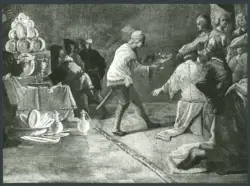 Bor Paulus - sec. XVII - Santa Maria Maddalena unge i piedi di Cristo