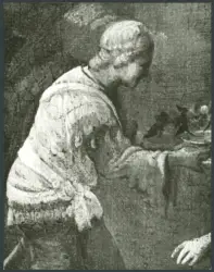 Bor Paulus - sec. XVII - Santa Maria Maddalena unge i piedi di Cristo