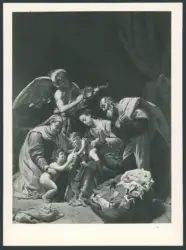 Borgianni Orazio  - sec. XVII - Sacra Famiglia con santa Elisabetta, san Giovannino e un angelo musicante